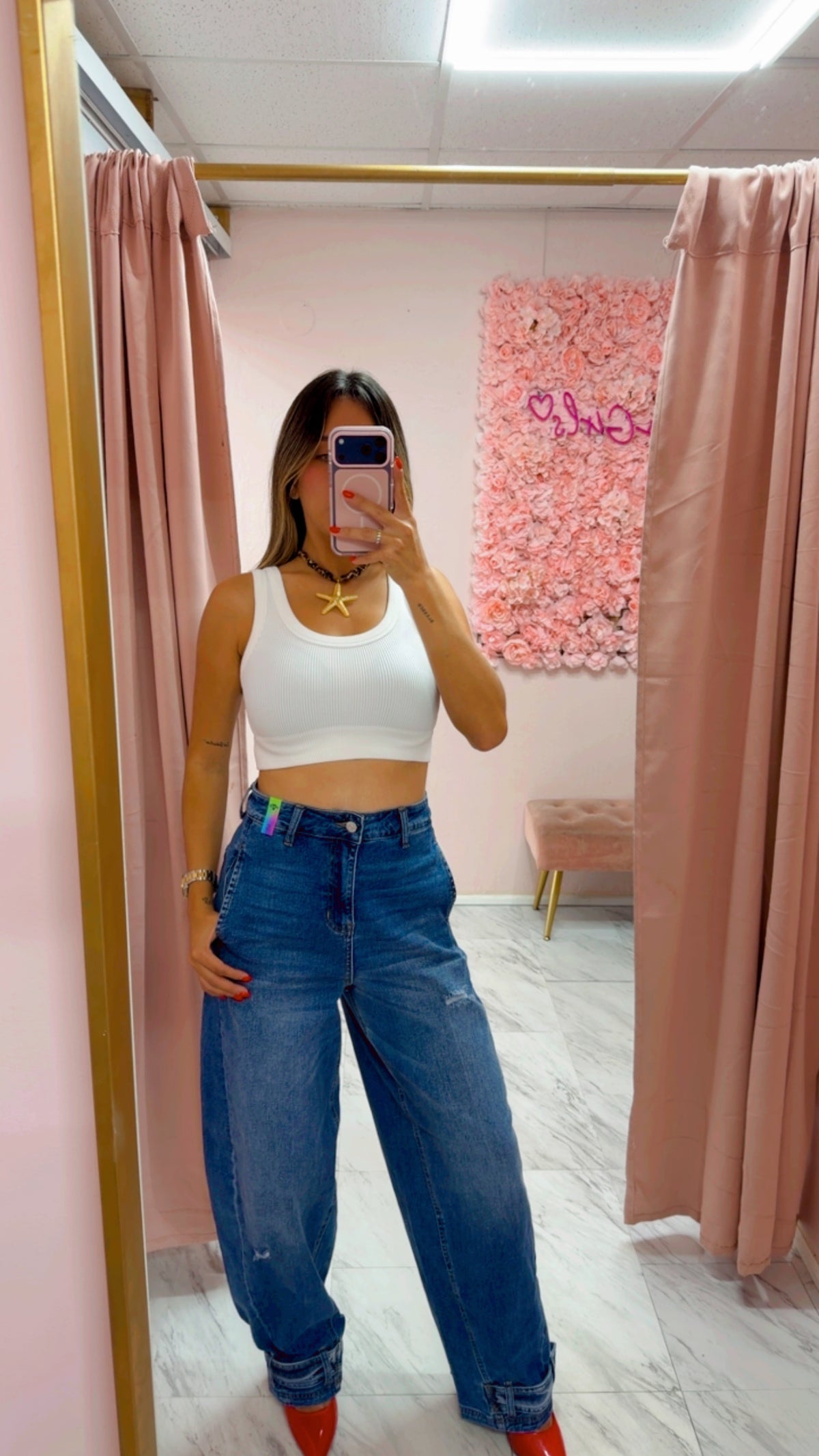 Baggy Jean | Medium Stone