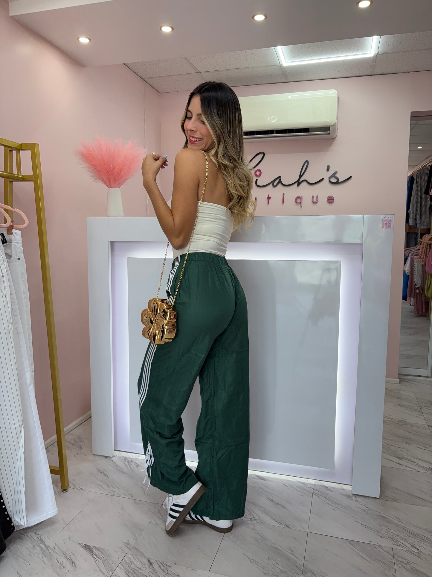 Low Rise Pant | Green