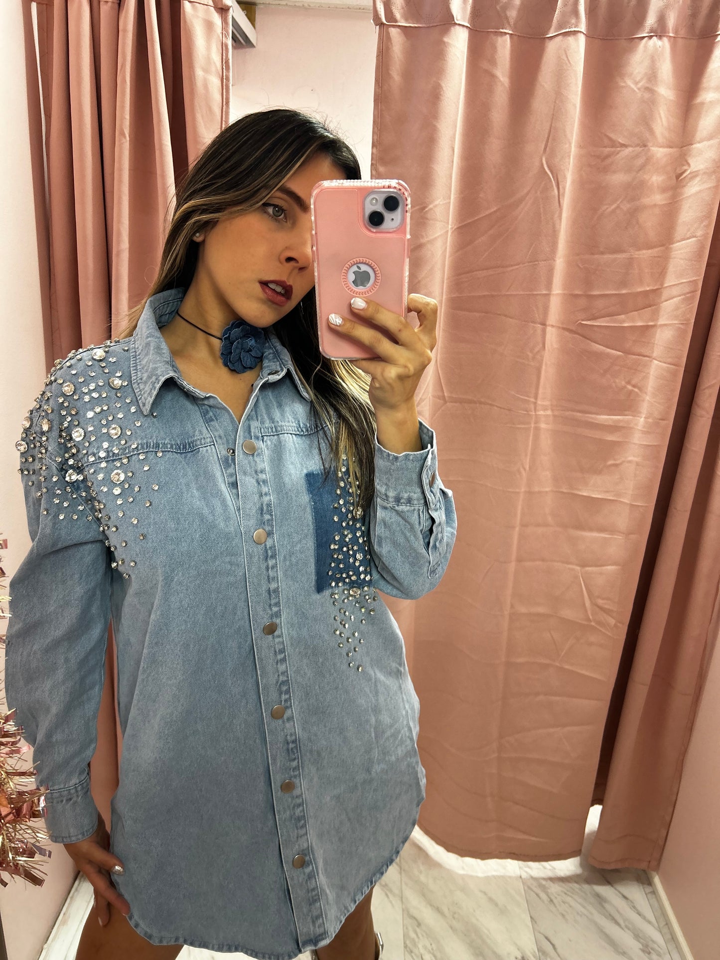 Denim Shirt Dress