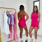 Short Jumpsuit | Pink