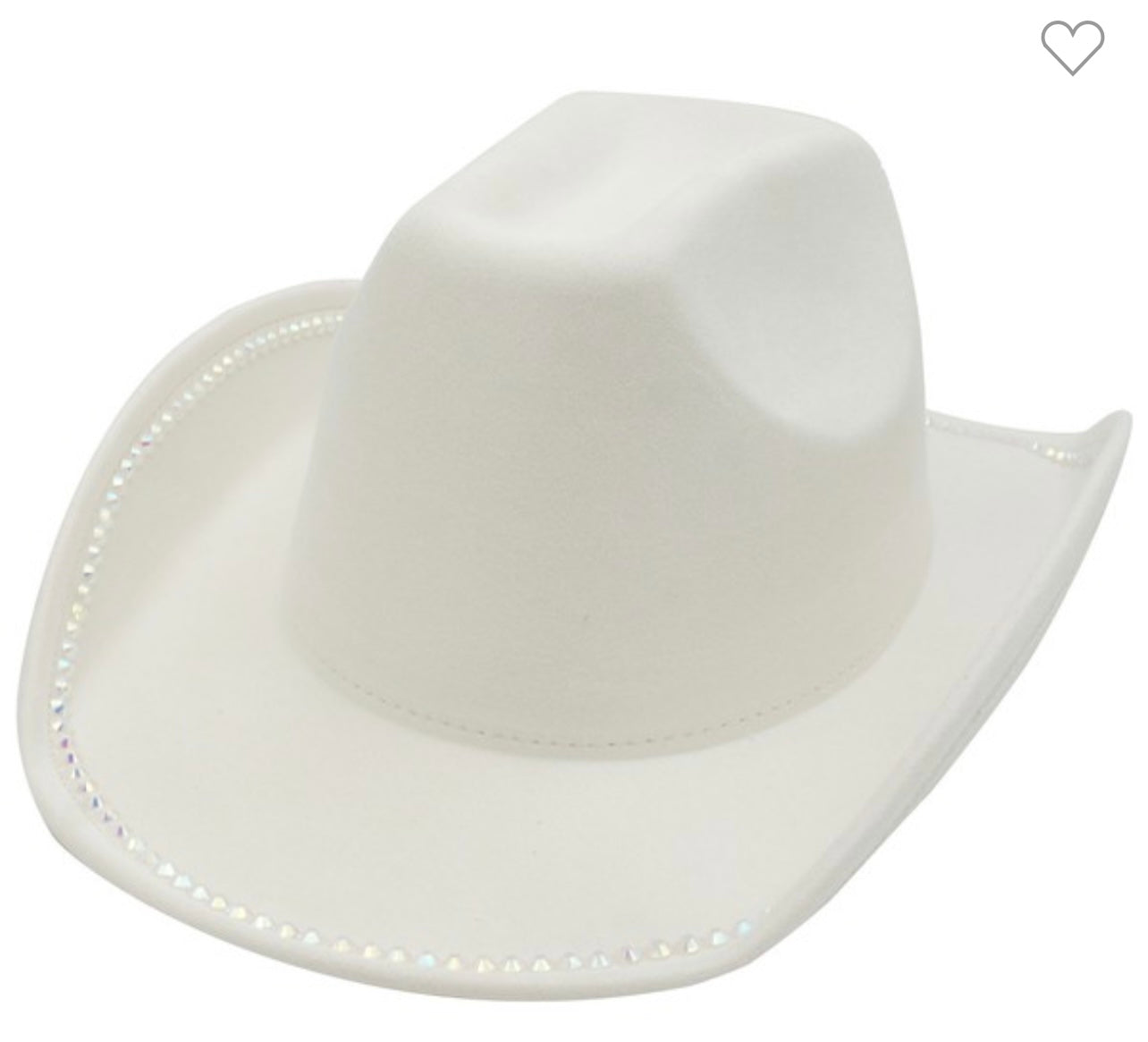 Fashion Cowboy Hat | White