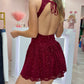 Sequin Dress | Burgundy
