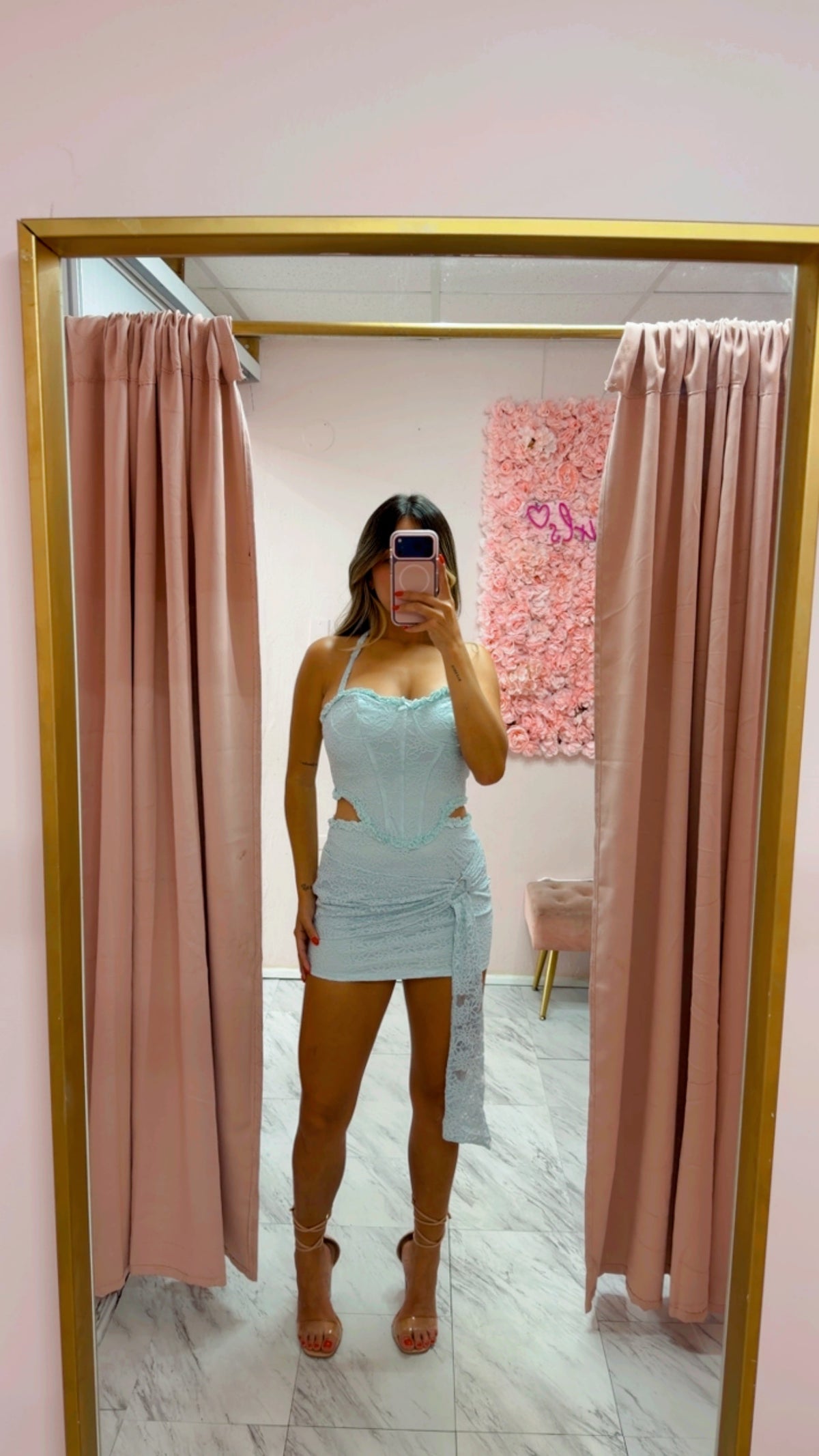 Mini Dress | Aqua