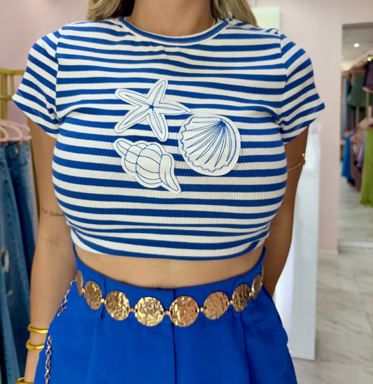 Tshirt | Blue & White