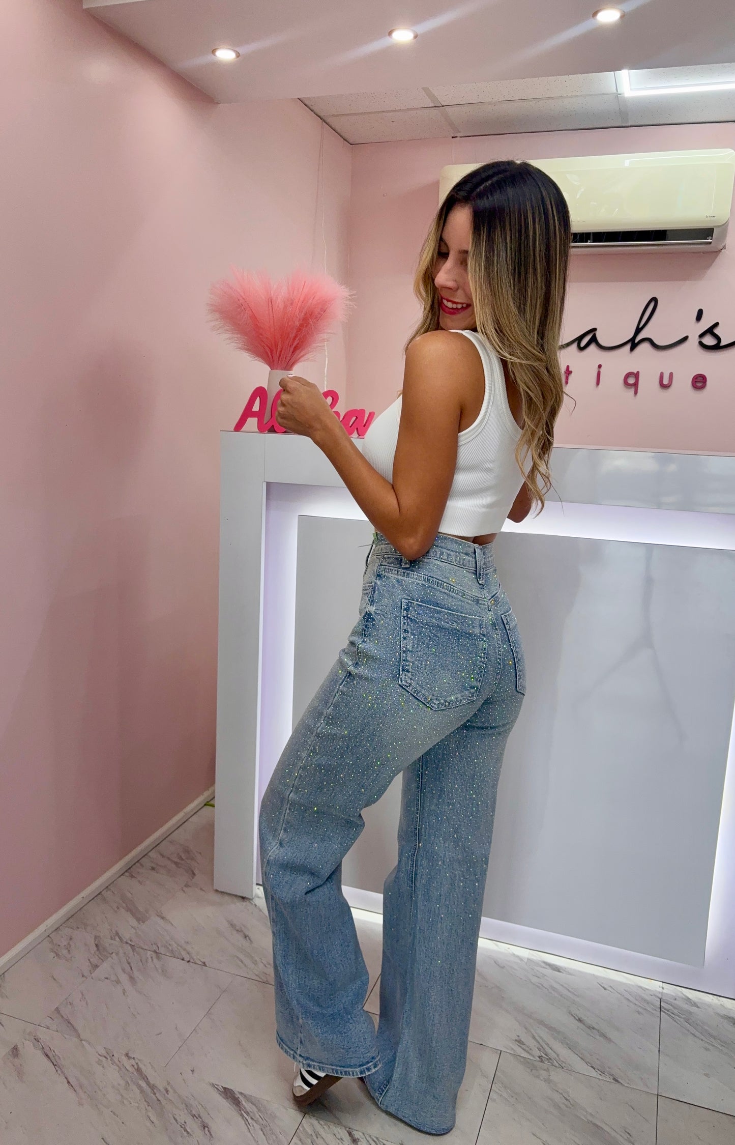 Vibrant | Exclusive Rhinestone Jean
