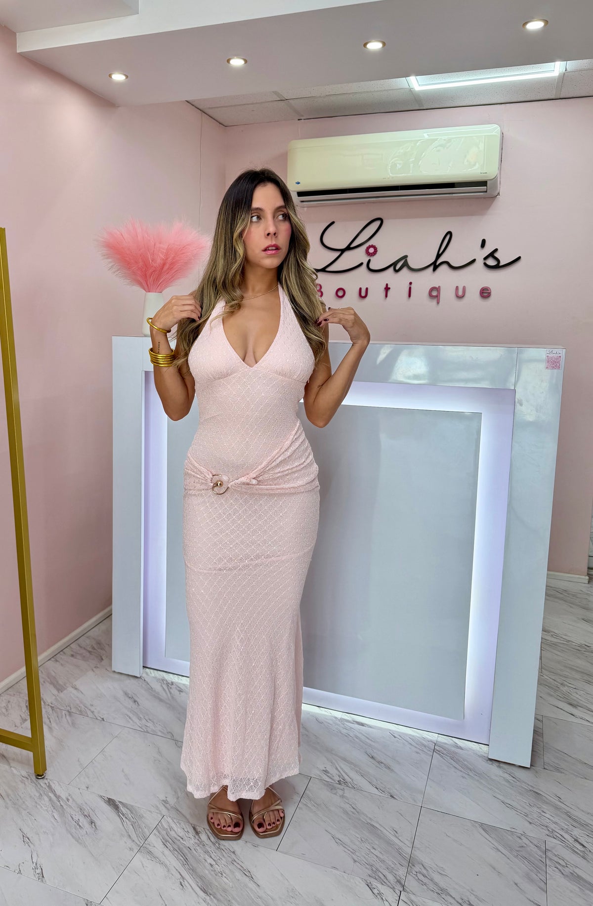 Maxi Dress | Light Pink