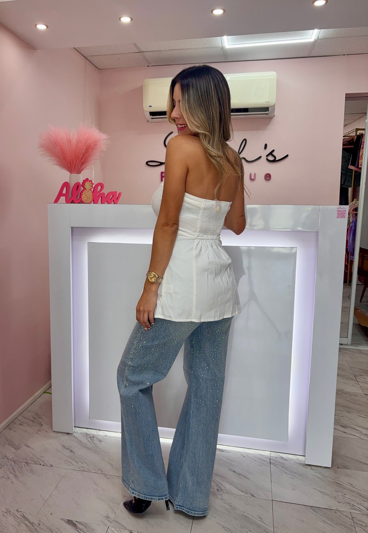 Vibrant | Exclusive Rhinestone Jean