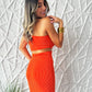 Midi Dress | Orange