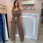 Jumpsuit Wide Leg | Brown