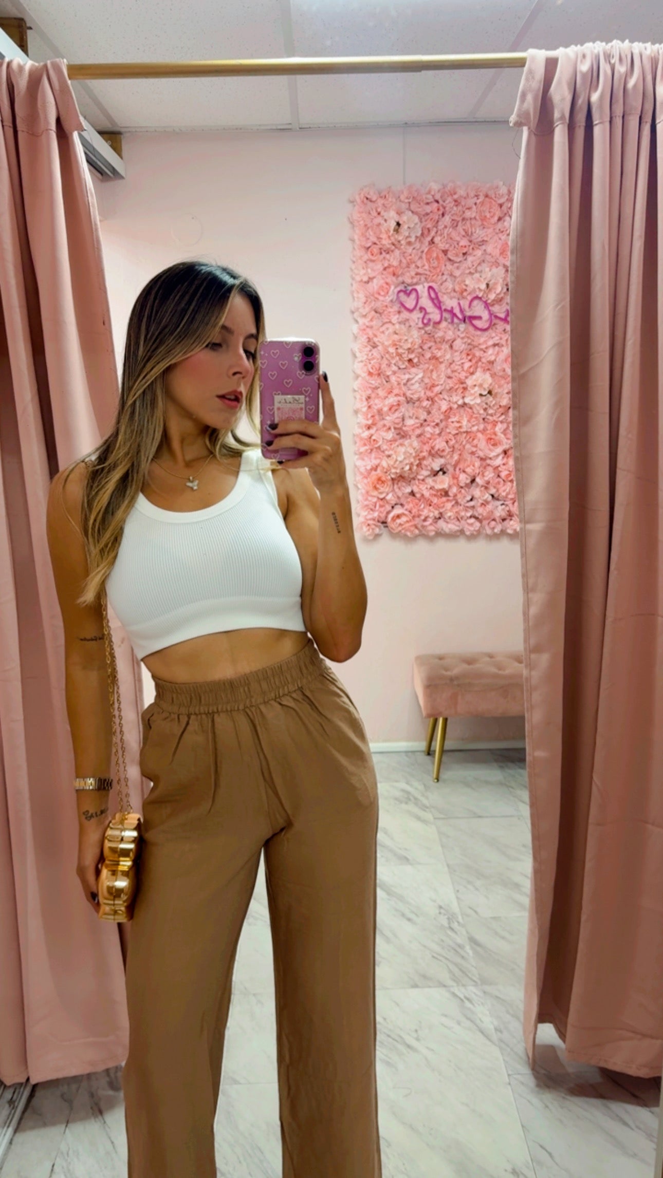 Pant Wide Leg | Brown