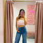 Wide Leg Vibrant Jeans