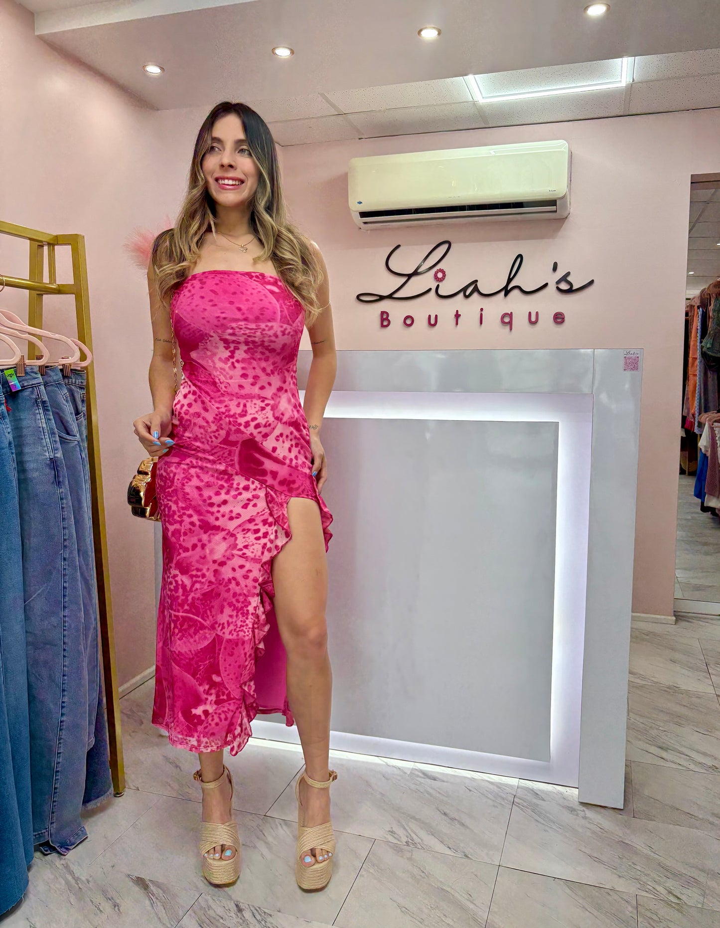 Tube Maxi Dress | Pink