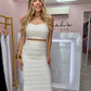 Maxi Skirt Set | Ivory