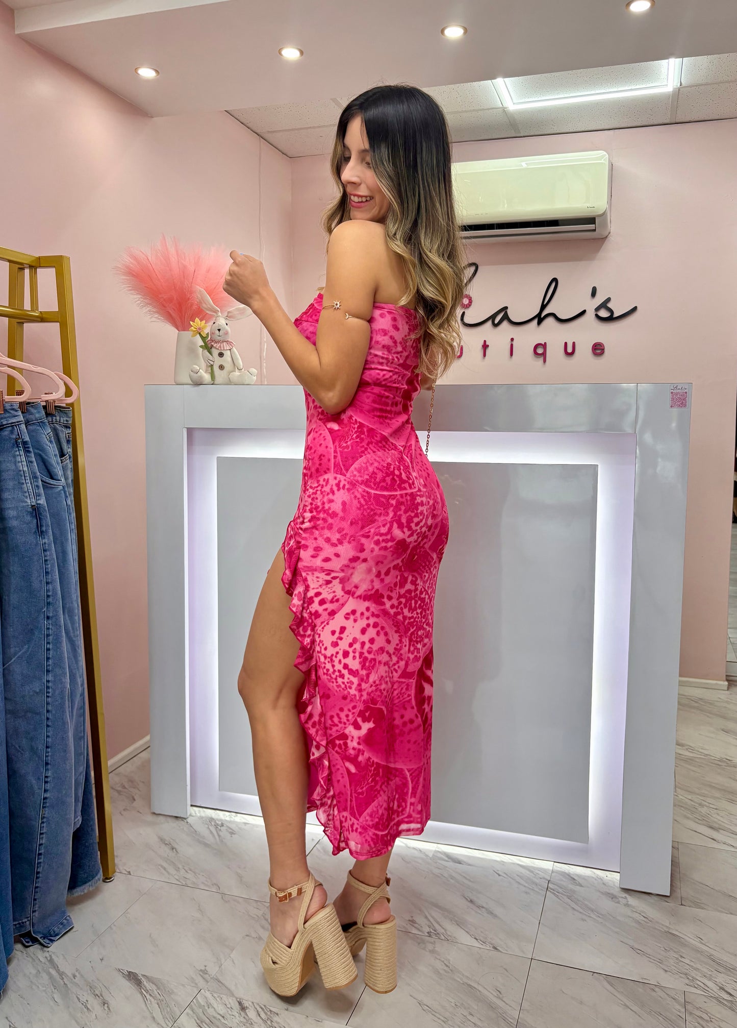 Tube Maxi Dress | Pink