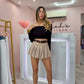 Mini Skort | Taupe