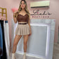 Mini Skort | Taupe