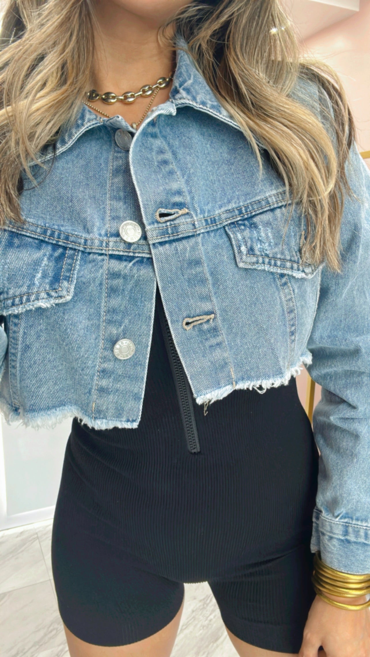 Denim Jacket Crop