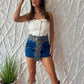 Denim Cargo Skirt