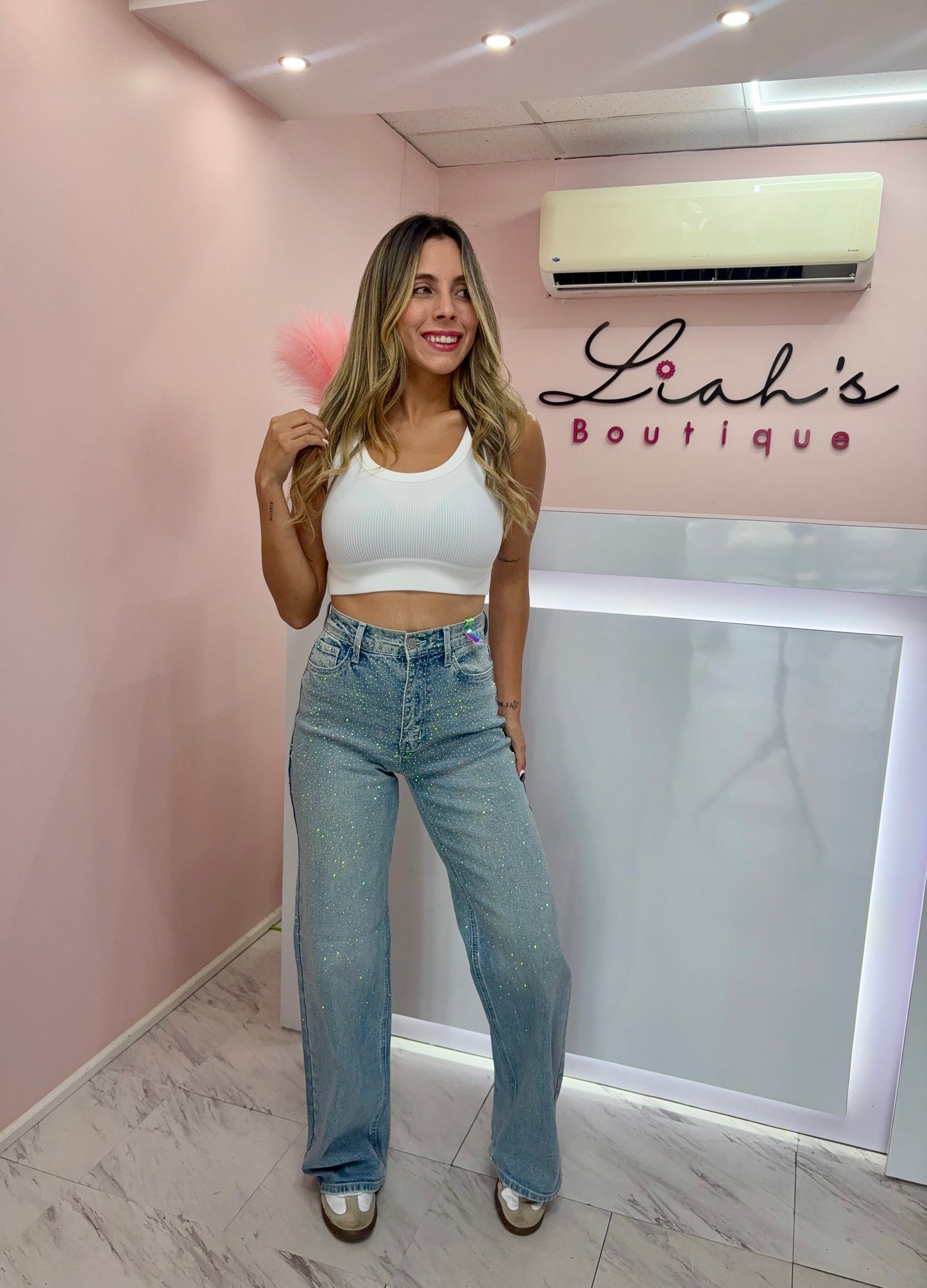 Vibrant | Exclusive Rhinestone Jean