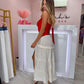 Boho Skirt | White