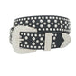 Rhinestone Belt | White