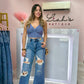 Wide Leg Jean | Medium Stone