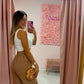 Pant Wide Leg | Brown