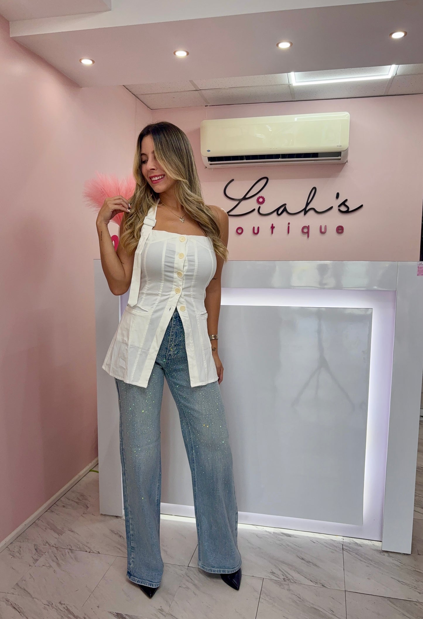 Vibrant | Exclusive Rhinestone Jean