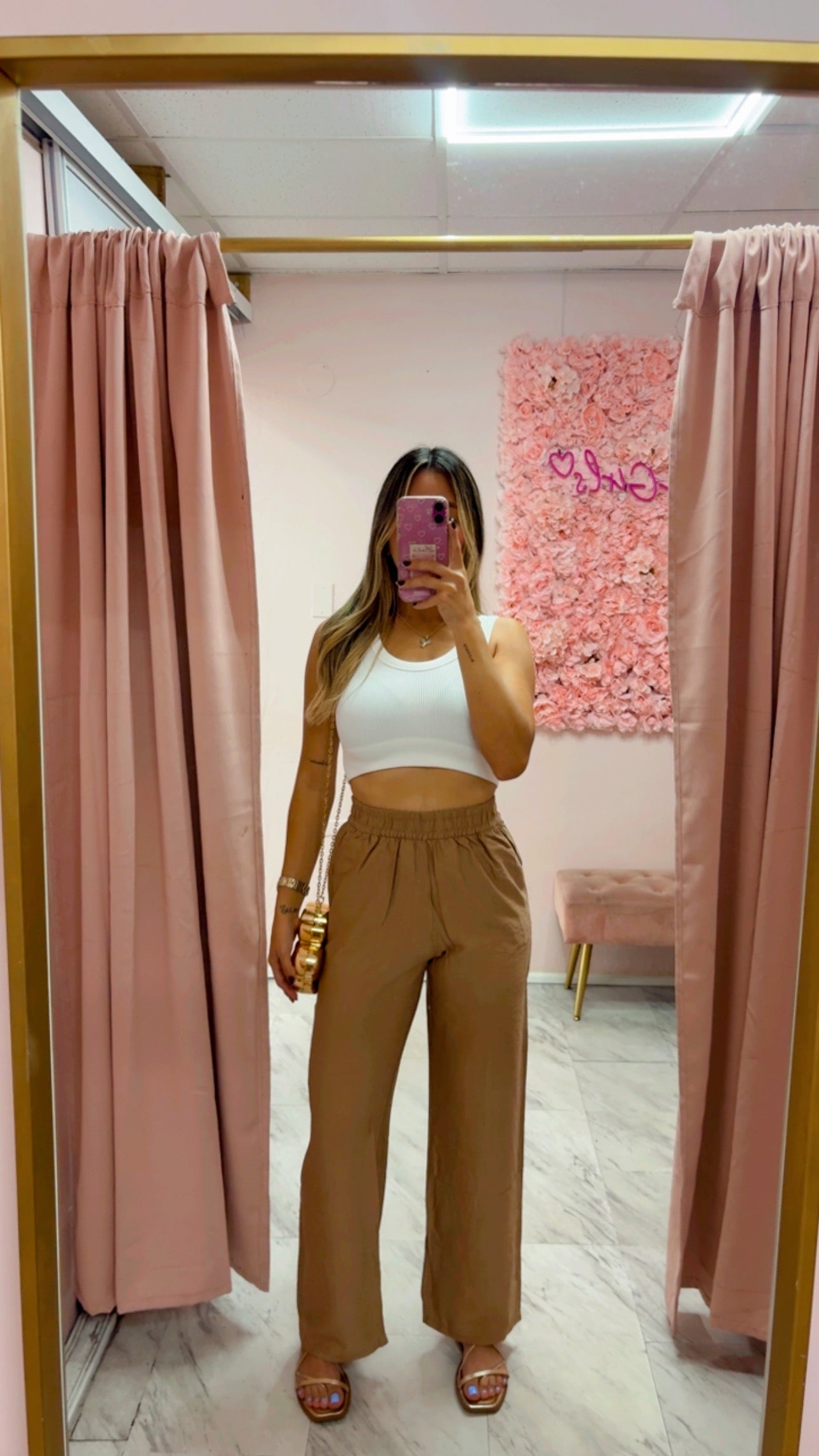 Pant Wide Leg | Brown