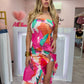 Ruffle Dress | Multi Color