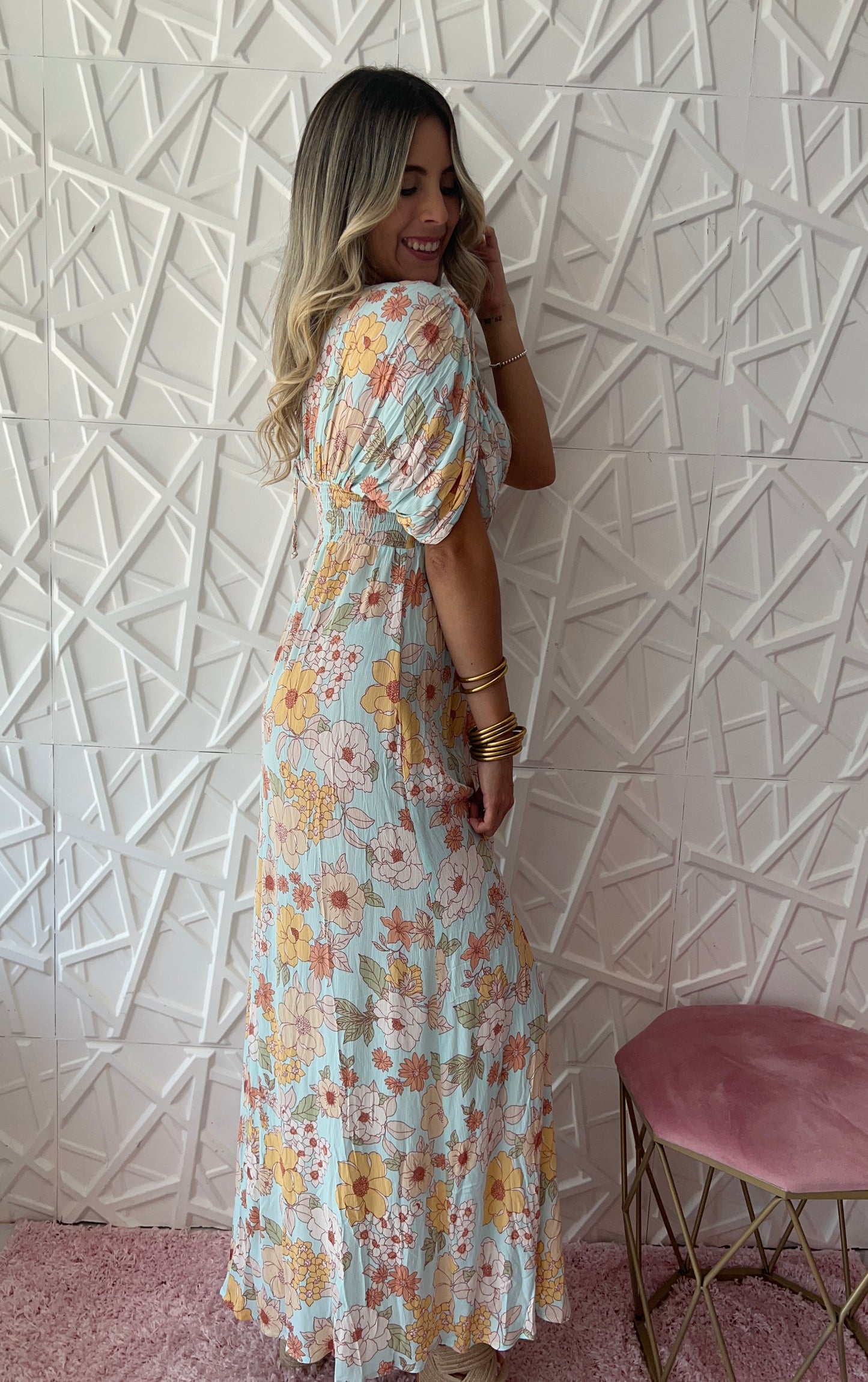 Maxi Dress Flower Print