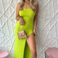 Midi Dress | Lime