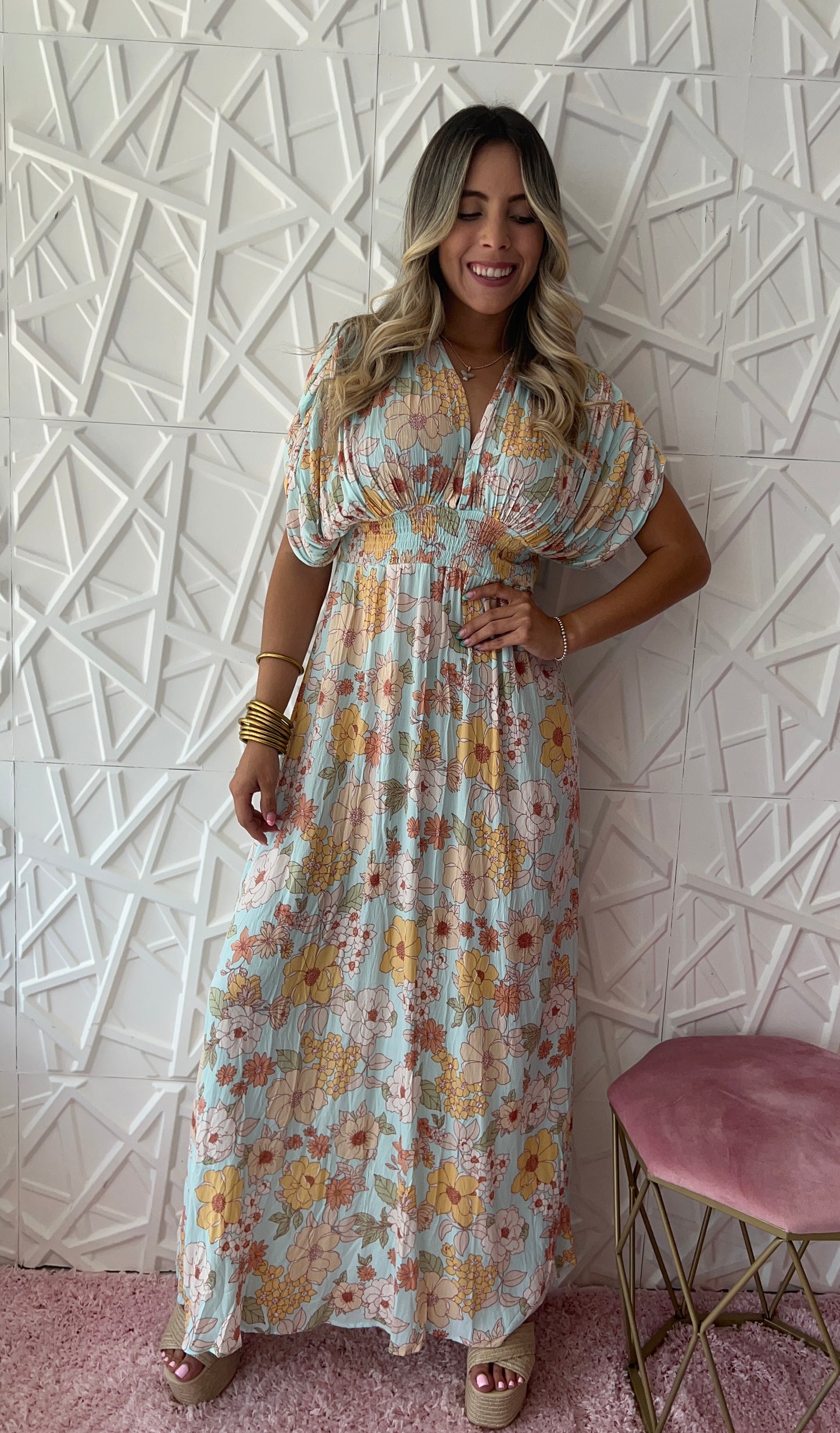 Maxi Dress Flower Print