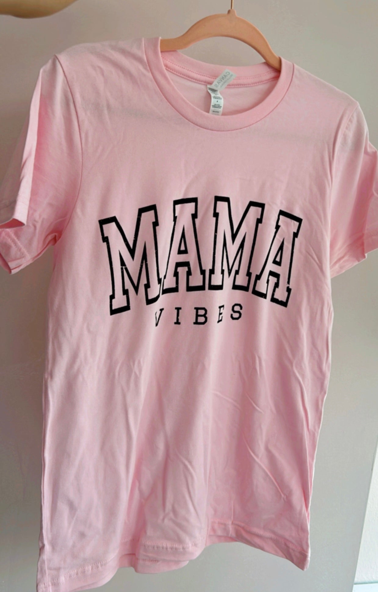 Mama Vibes Tshirt | Pink