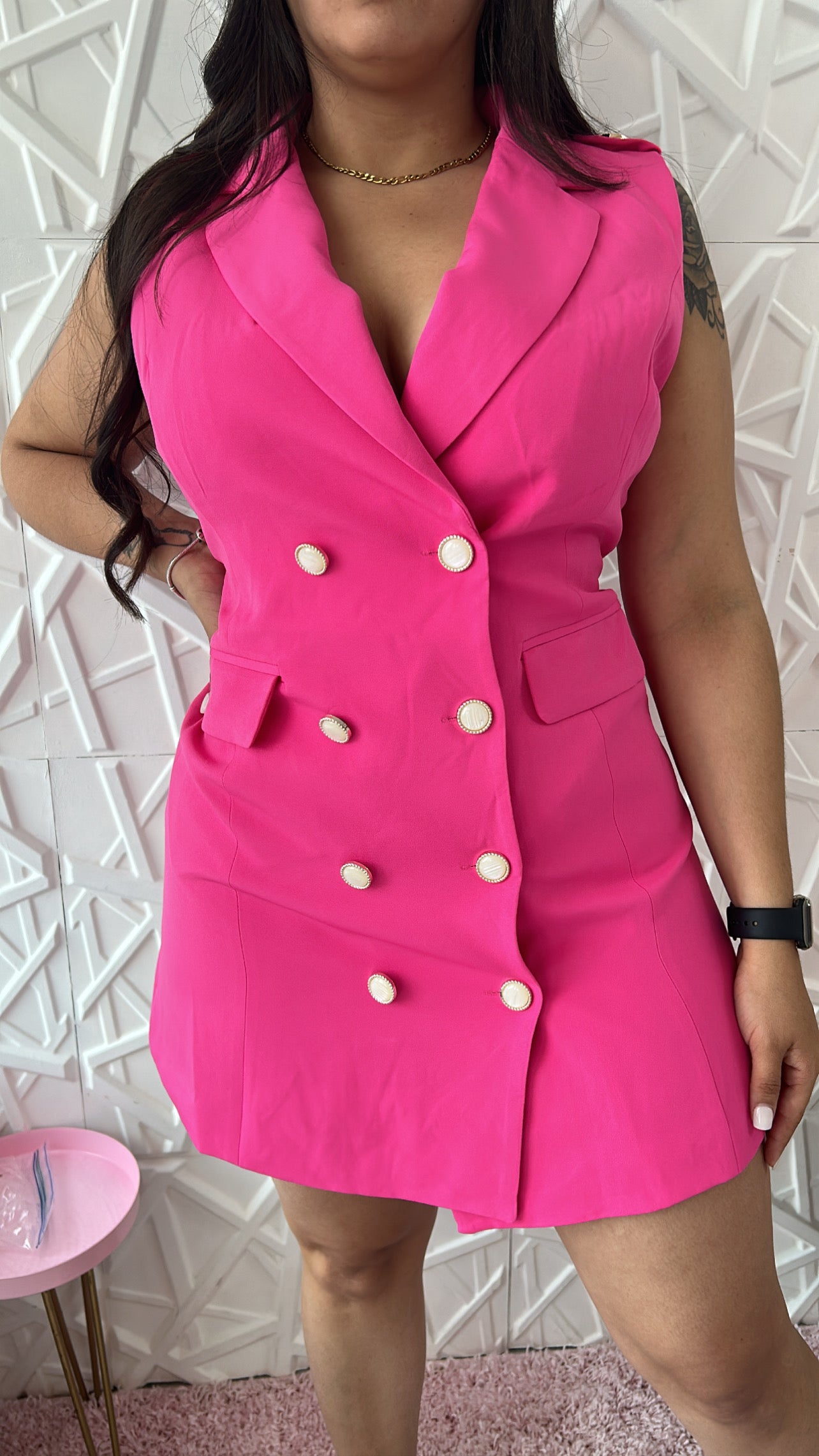 Blazer Dress | Pink