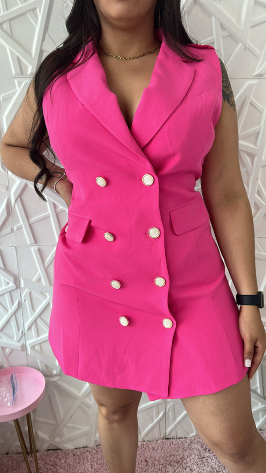 Blazer Dress | Pink