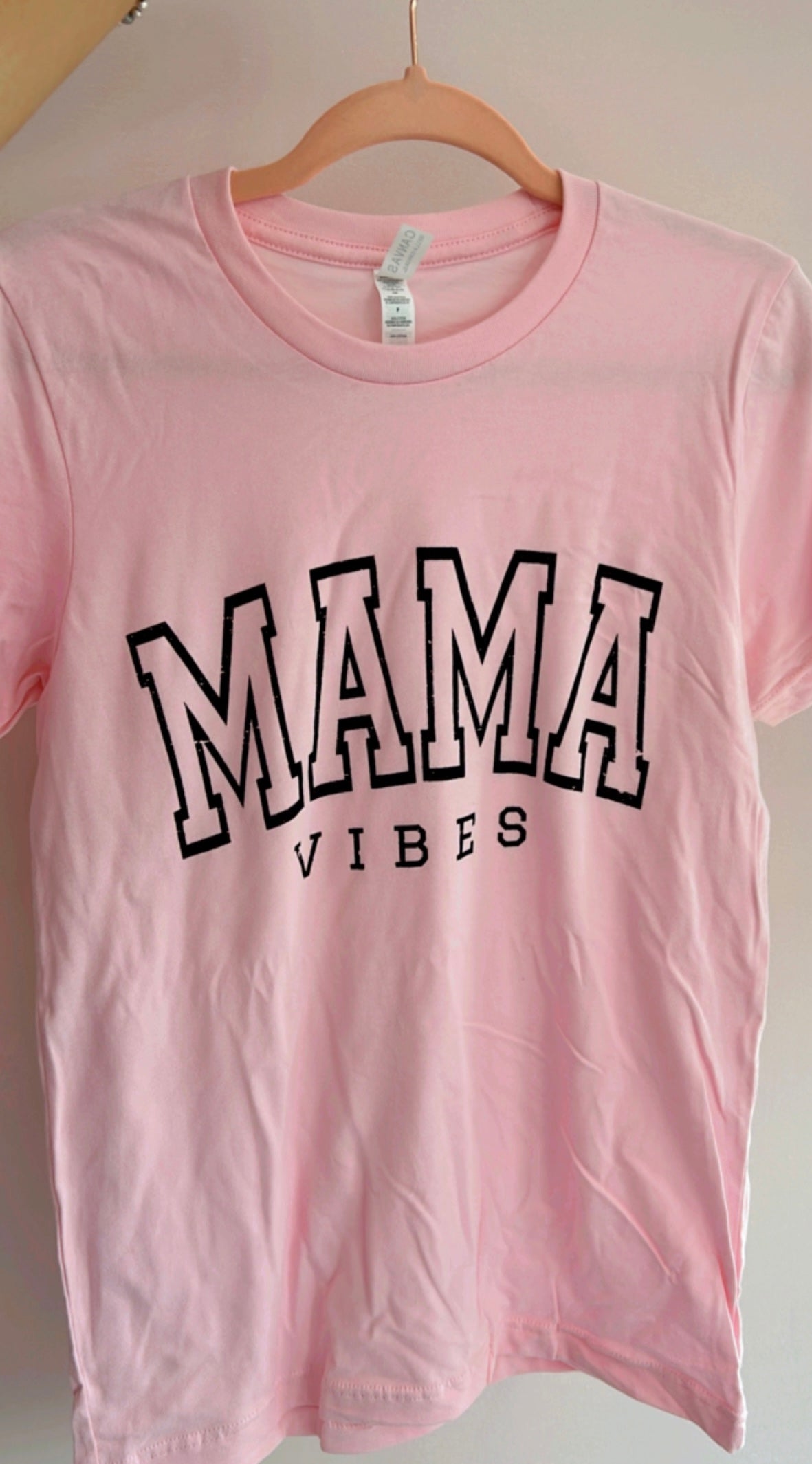 Mama Vibes Tshirt | Pink