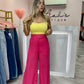 Wide Leg Pants | Fuchsia