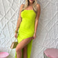 Midi Dress | Lime