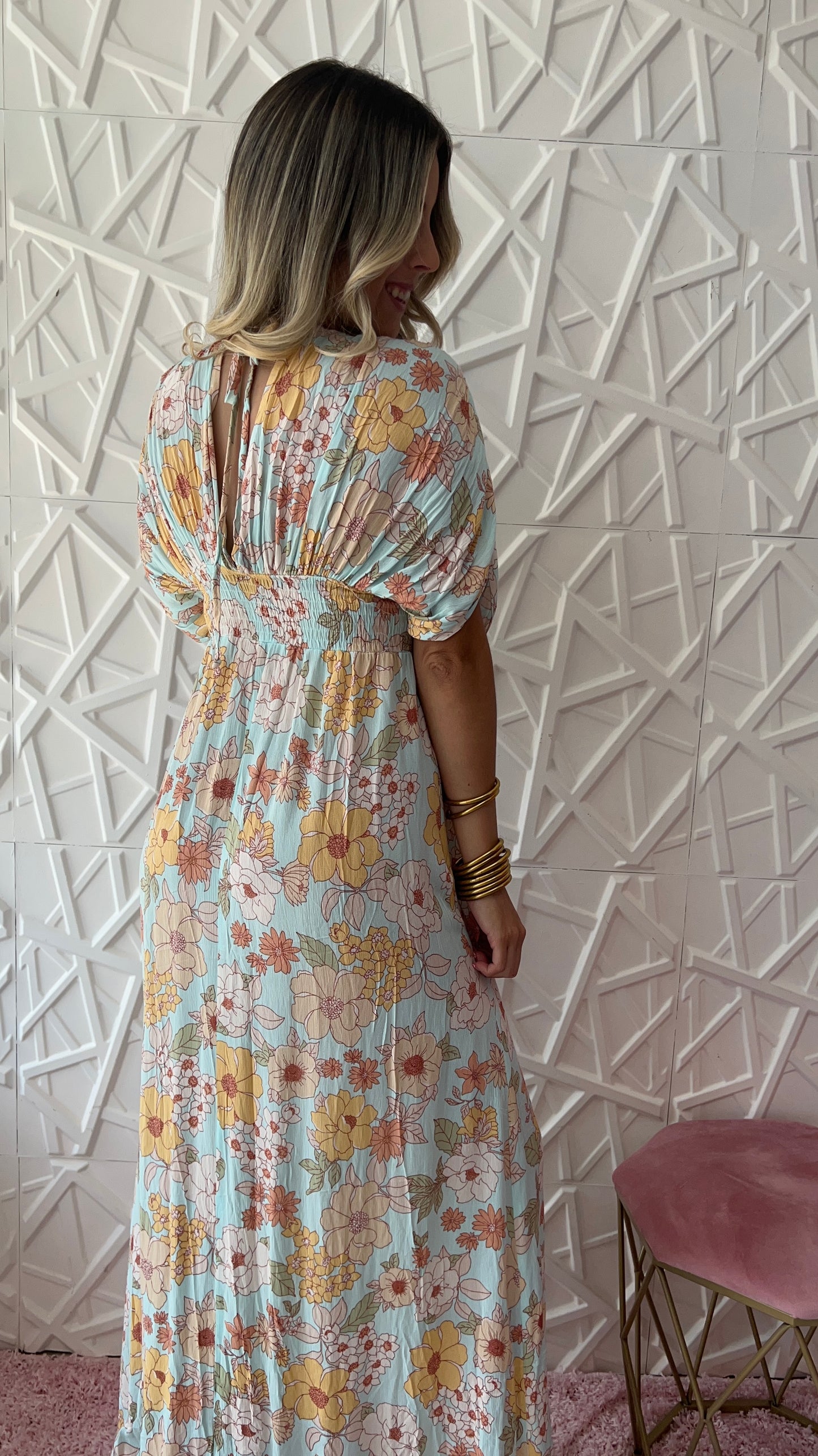 Maxi Dress Flower Print