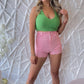 High Rise Short | Pink